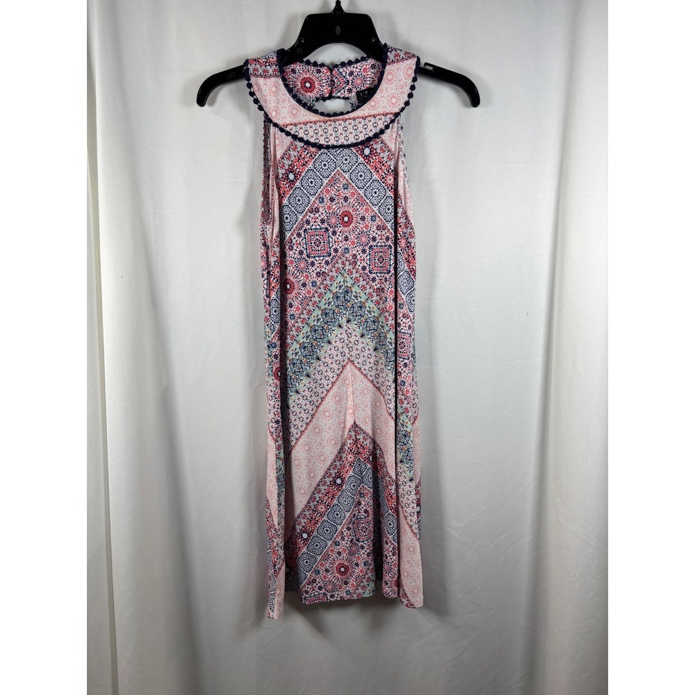 TRIXX‎ CLOTHING COMPANY Women's Size S Geometric Print Sleeveless Mini Dress
